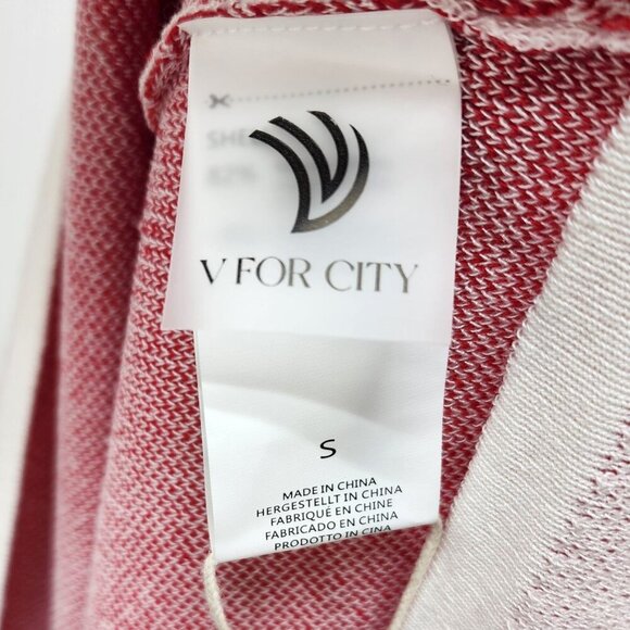 V For City Womens Wrap Long Sleeve Heart Print Maxi Dress Sweater White Size S - Picture 2 of 10